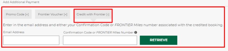 Frontier Flight/Travel Credit